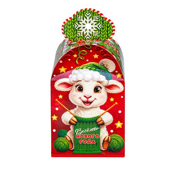 Сладкий новогодний подарок Вкусный новогодний подарок «Белые барашки»